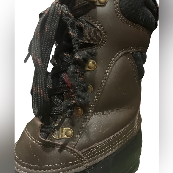 Khombu Men Insulated Duck Boots Kenny Size US 9 M Brown Leather - Picture 5 of 9